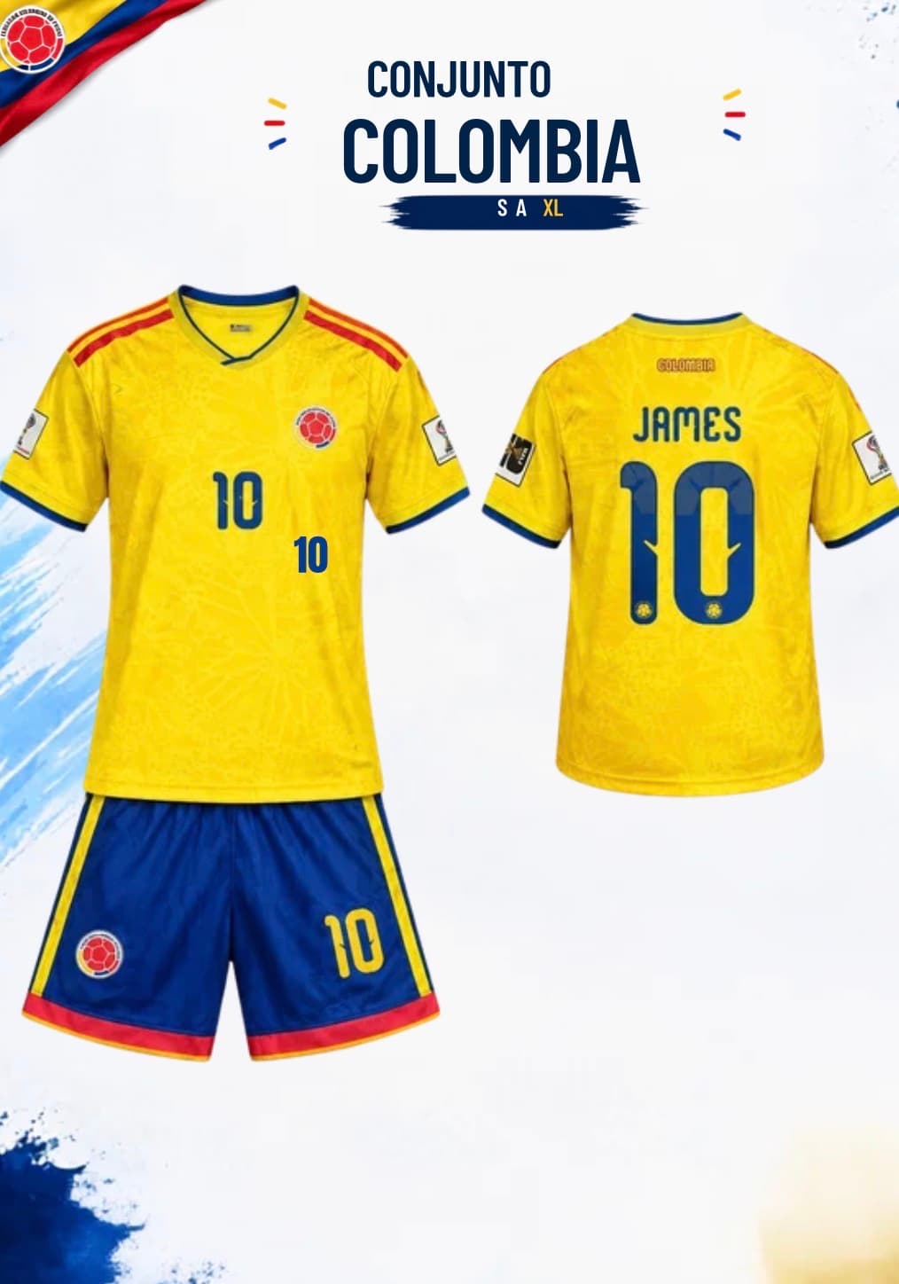 UNIFORME DE LA SELECCIÓN DE COLOMBIA
