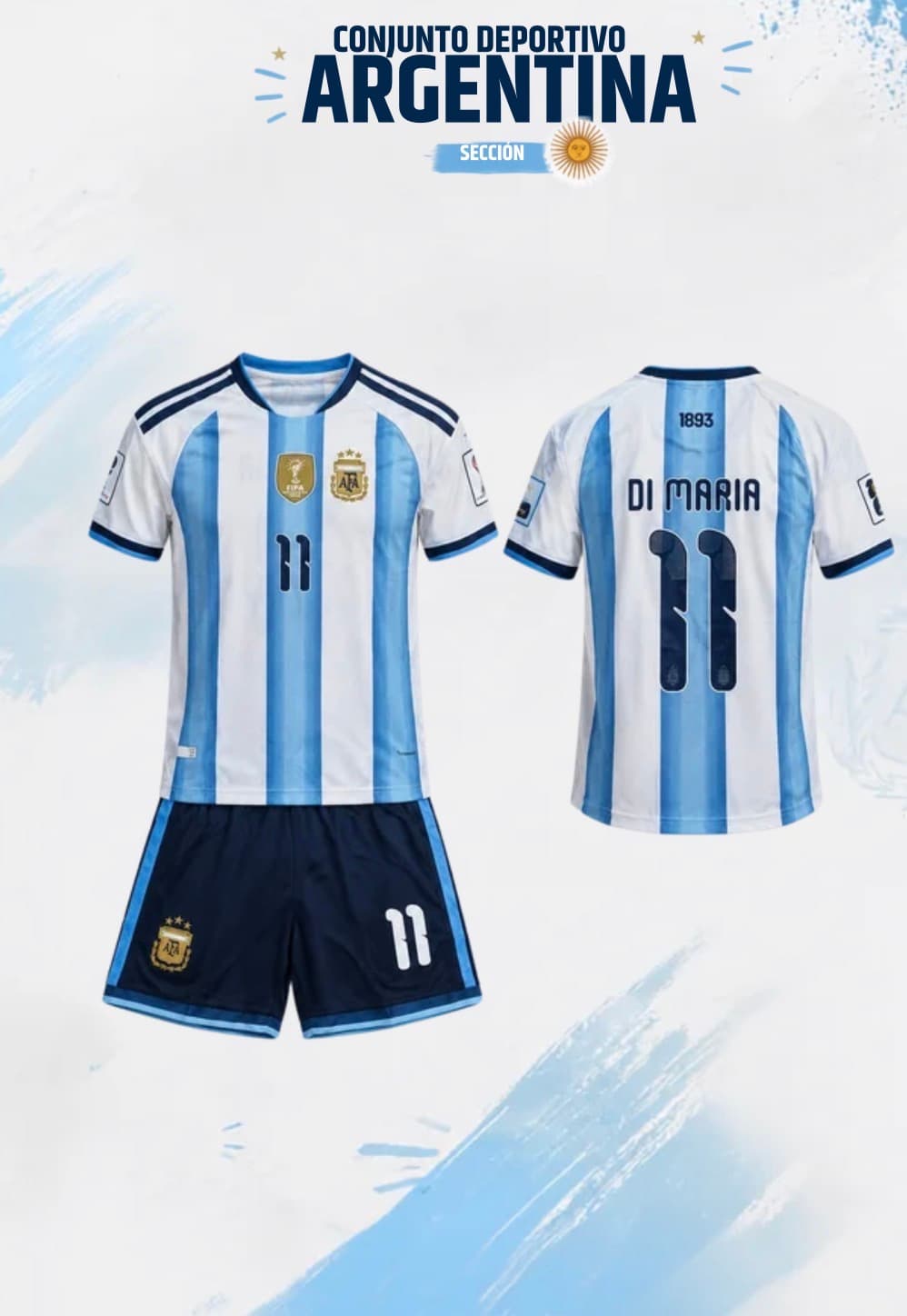 UNIFORME DE LA SELECCIÓN DE ARGENTINA