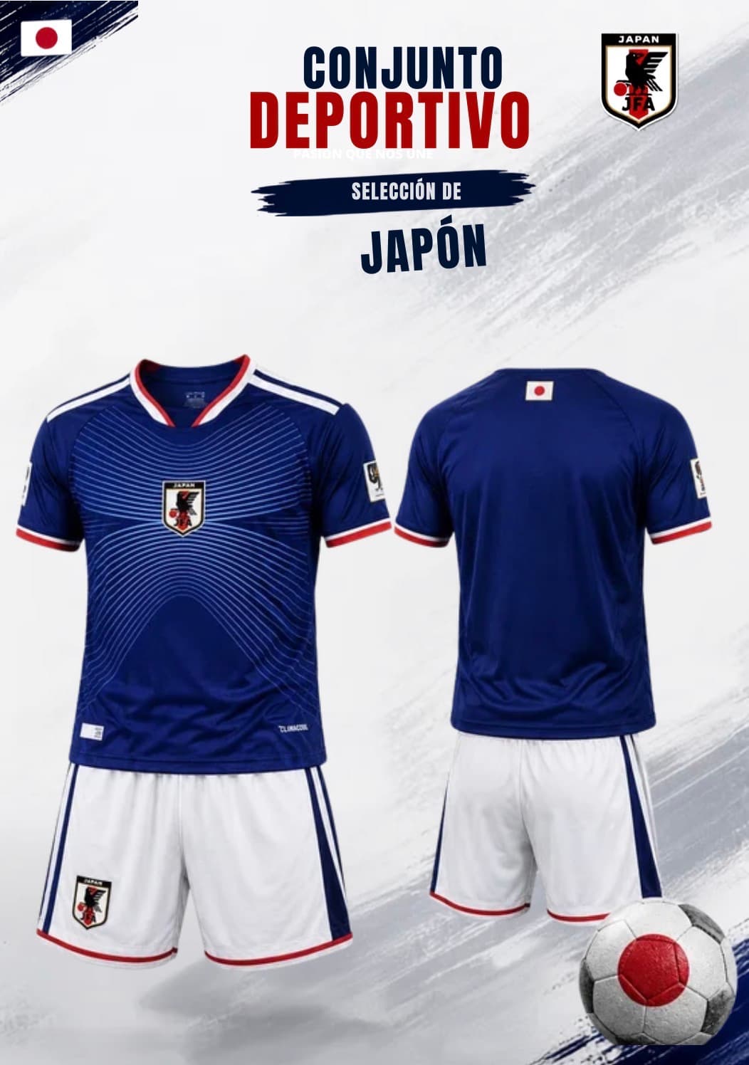 UNIFORME DE LA SELECCIÓN DE JAPÓN
