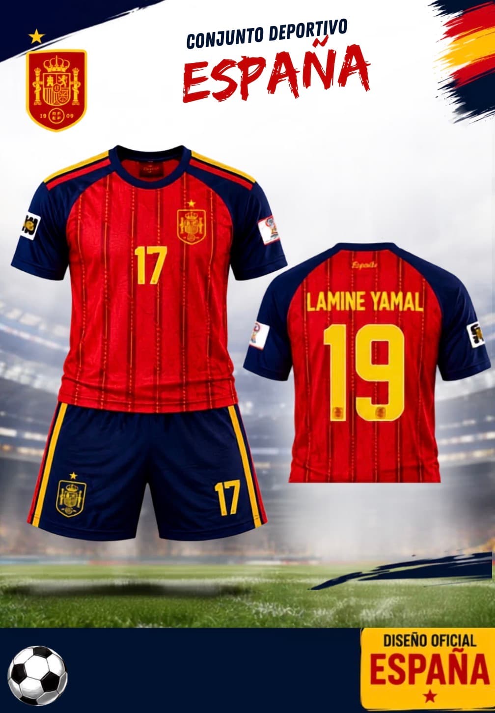 UNIFORME DE LA SELECCIÓN DE ESPAÑA