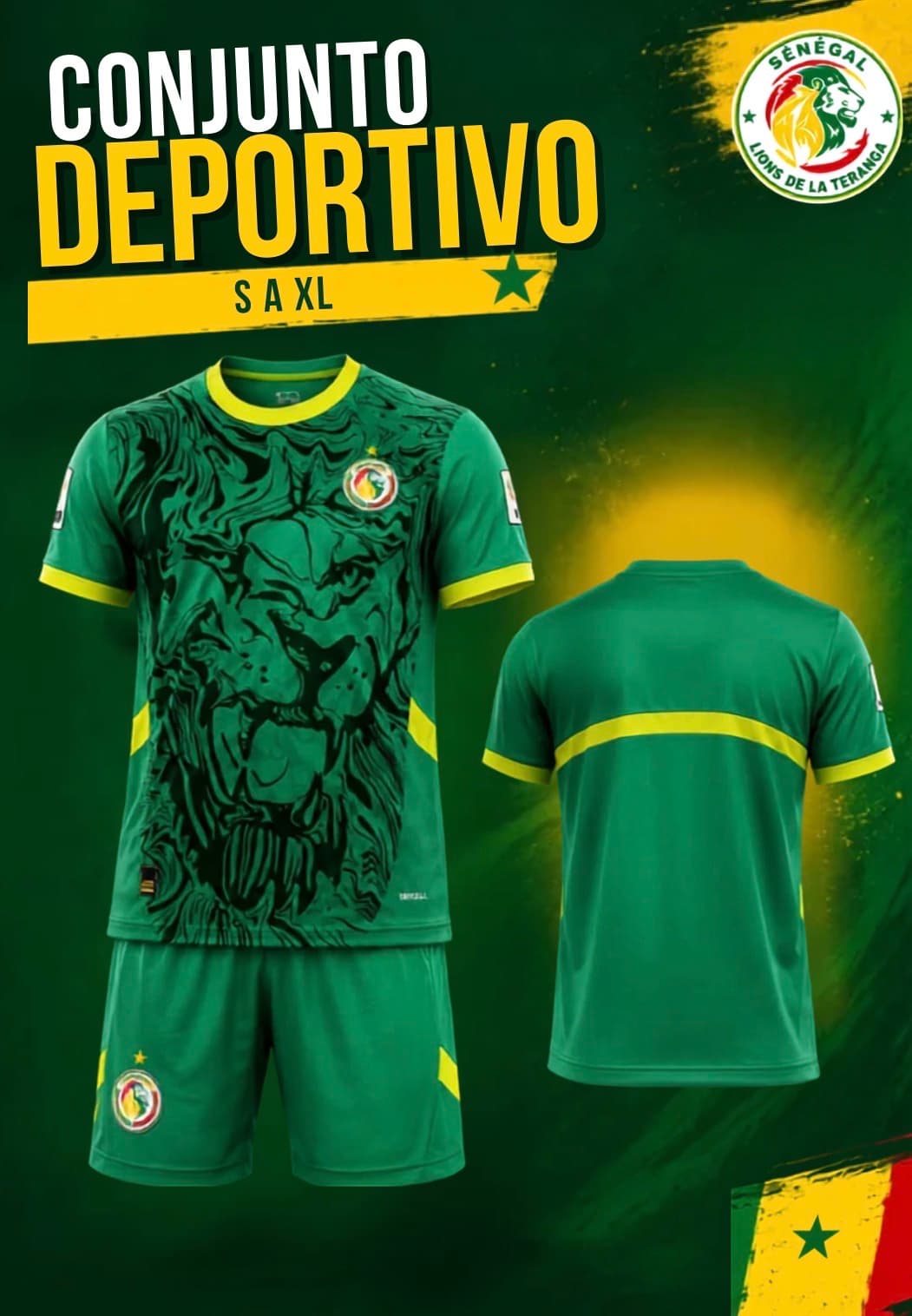 UNIFORME DE LA SELECCIÓN DE SENEGAL